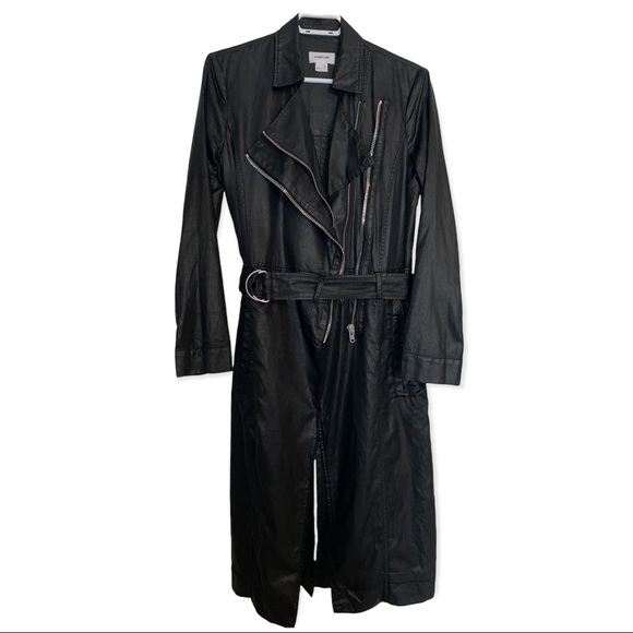 Black Helmut Lang Trench Coat - Picture 1 of 6